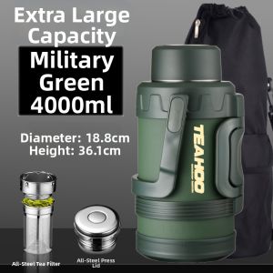 PAMPAS | Stainless Steel Large Capacity 3 Households Travel Portable Thermal Pot 5L
