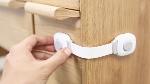 LAKOE Kunci Pengunci Kulkas Anak/Lemari Kulkas Baby Safety Lock Pengunci Multifungsi