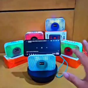 Speaker A011 Speaker Bluetooth Portable LED RGB Speker Wireless A-011 Bisa Stand Hp