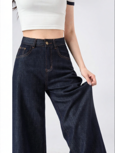 Jeanswest | Quần Jeans Dài Ngắn Cao Waist Giảm Béo Rộng Thẳng