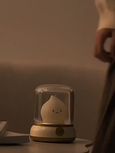 Mini Desktop LED Cute Night Lamp Creative USB Rechargeable Portable Cartoon Table Lamp For Coffee Bar Home Decor Hotel Bedroom