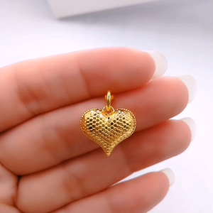 YON HING Loket Love Kosong (5D) Emas 916