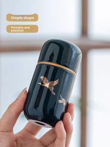 JISU | Portable Sealed Tea Storage Ceramic Small