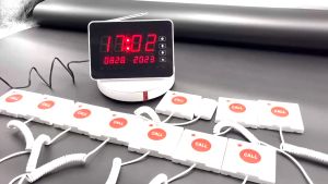 Special Needs Bathroom Alarm Disabled Person SOS Button Emergency Medical Alert Bell System for Elderly Patient in Hospitals Nurse Call Seniors Toilet Pull Cord Life Alarm with Call Light System