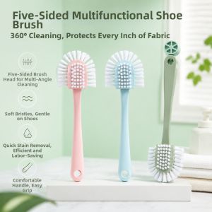 Jiaxun | 5-sided Double-sided Circular Cleaning Shoe Brush
