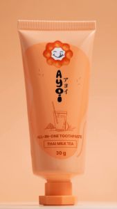 อาโยอิ ยาสีฟัน รสชาไทย (แพ็คสาม) Ayoi Premium All-in-One Toothpaste: Cha Thai (X3 pcs.)