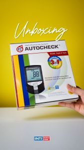 AUTOCHECK - Alat Cek 3in1 GCU Gula Darah + Kolesterol + Asam Urat | Blood Glucose Cholesterol Uric Acid Multi-Function Monitoring System