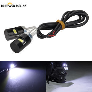 Universal Motorcycle LED Eagle Eye Shape Mini License Plate Light Turn Signal Turn Indicator Tail Rear Light Brake Fog Lamp Bulb