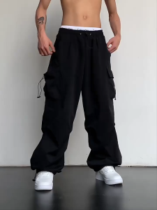 New Arival Cargo Dewasa Celana Oversize Dewasa Komparang Baggy Pants Celana Panjang Pria
