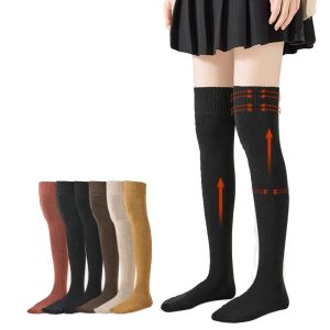 Tất Ống Dài Bằng Cotton Nguyên Chất Cho Bé Gái Tất Ống Cao Ấm Áp Cho Trẻ Em Tất Ống Dài qua Đầu Gối Tất Thường Ngày Cho Học Sinh