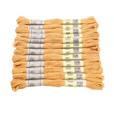 16th DMC Chart Column Brown 12 Skeins 8M Mercerized Egyptian Cotton Embroidery Floss Cross Stitch Mouline 27 Colors Available