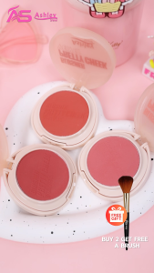 Ashley Shine Blusher Pretty Cheek Velvet  Waterproof Natural Blusher Hightlight  Multiple Uses Blush on Cheek  with Brush AS9092 Ash Prime Price Blush Cheap - Lazada