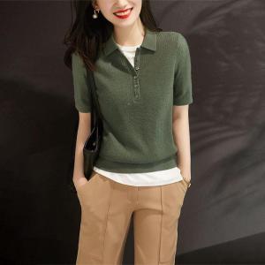 Áo Sơ Mi Cổ Polo Ôm Body Tay Ngắn