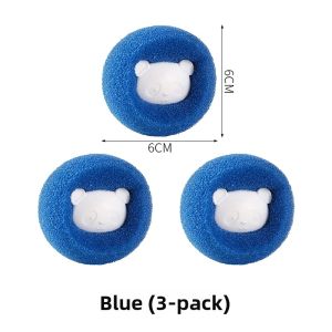 CLEAN WORLD | Lint Removal & Hair Absorption Laundry Filter Bag & Magic Laundry Balls