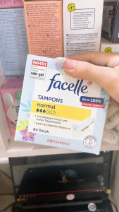 [Tặng quà] Băng vệ sinh dạng ống Facelle Tampons Normal comfort nhiều phân loại