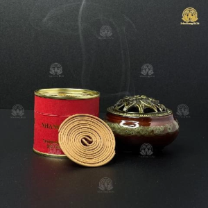 Nhang khoanh trầm hương xông nhà 48 khoanh thơm dịu nhang vòng sạch an toàn Trầm Hương Hà Xá