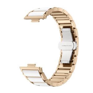 Ceramic-like Metal Band For Huawei Watch Fit 5 Fit 5Pro Stianless Steel Strap For Huawei Watch Fit 3/4/4Pro Correa Bracelet