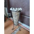 vas bunga pelepah pisang/pot pelepah pisang. 