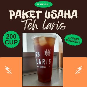 FRANCHISE MINUMAN ES TEH LARIS 200 CUP | PAKET USAHA MINUMAN VIRAL | PERALATAN JUALAN MINUMAN LARIS