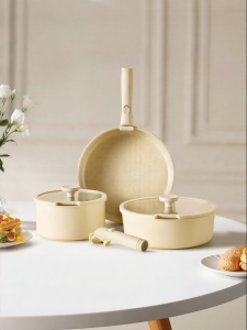 KIMS COOK | Detachable Handle Non-stick Kitchen Cookware Set 3pc