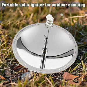 ⑥ Solar Lighter Outdoor Fire Ignition Waterproof Windproof Emergency Travel Kits Portable Camping Hiking Survival Tool Gear