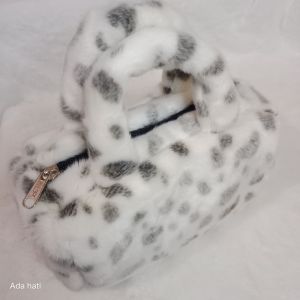 tas wanita tas kosmetik tas bulu korea handbag tas tas tenteng