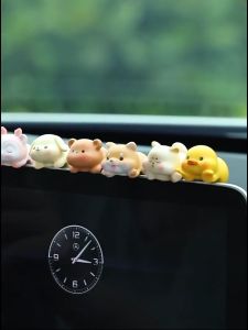 *GC DEALS* Cute Mini Little Papa Animals Toy Deco Display Desktop Table Car Doll Decorations Multipurpose Gift Idea
