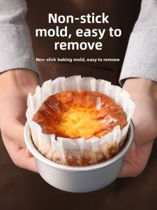 AMW | Non-Fold Paper Mold for Baking Sweet Treats 4/6/8 Inches
