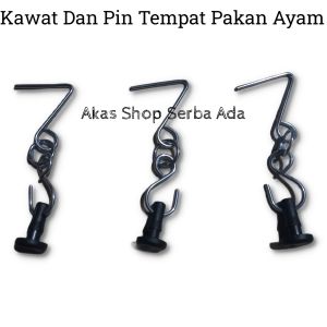 Pin Tabung Pakan - Tempat Pakan Ayam - Sparepart Rantai Gantungan Pakan
