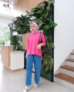 LONNA SHIRT OVERSIZE - ATASAN WANITA - FASHION WANITA - KAOS WANITA OVERSIZE atasan wanita terbaru - kaos wanita dewasa