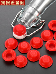 Swing Cover Silicone Gasket Beer Bottle Swing Cover Replacement Gasket Enzyme Bottle Cap Replacement Silicone Gasket Sealed