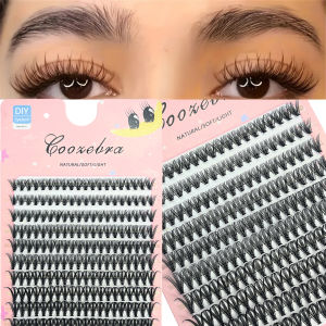 Natural-Looking 20D DIY Lash - Soft Wispy Cluster Lashes in Mixed Lengths (9-16mm) - D Curl Fluffy & Voluminous Reusable