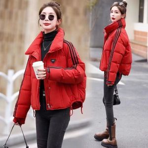 Red Horse Year Womens Jacket Wedding Autumn Winter Casual Cotton Coat Chinese Zodiac Annual Womens Fashion Short Outerwear