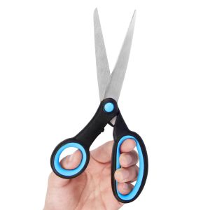 10in Professional Left-Handed Fabric Scissors - Heavy Duty Dressmaking Shears for Leather Sewing Embroidery & Home Sewing