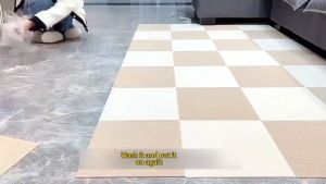 7mm-850g carpet Thicken Self Adhesive Carpet 50*50CM Tile Floor Mat Square Carpets For Home Living Room Decor