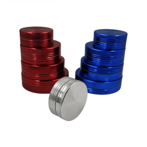 เครื่องบดแบบแมนนวล 10 สี 40 มม. - การบดอย่างรวดเร็วสองชั้นพร้อมฟันเพชร การออกแบบแบบพกพา อุปกรณ์สูบบุหรี่ที่ดีที่สุด