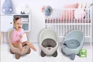 Bô vệ sinh trẻ em nhựa cao cấp cho bé từ 6 tháng đến 5 tuổi có chỗ dựa chống trơn trượt