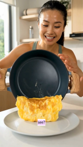 Korkmaz Mia Ceramic Non-Stick Shallow Casserole Pot with Glass Lid Induction Compatible