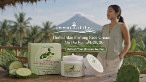 Immortality Herbal Cucumber Face Cream 15g | Cactus Gel Moisturizing Cream