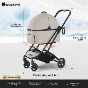 BOSIMAO | Xe Đẩy Thú Cưng Gập Được và Tách rời