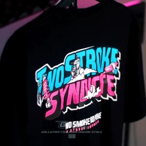 Kaos 2 Stroke Syndicate No Smoke No Poke Two Tak Baju Distro Motor Herex Tshirt Otomotif GBA3863