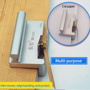 Manual Wood Veneer Edge Trimmer Pictorial Cutting Woodworking Edge Banding Strip Trimming Knife PVC Scraping Tool Aluminium
