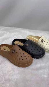 (Size 37-40) 7004-4 Sandal Wanita Sandal Bustong Sandal Karet Lentur Terbaru