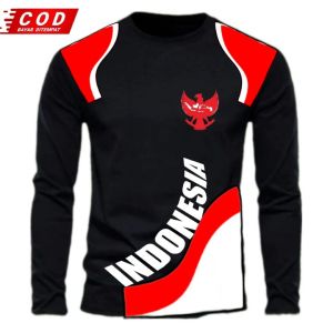 Kaos Distro Premium Indonesia Uniseks Lengan Panjang Cotton Combed 24s Premium Dewasa Pria Dan Wanita