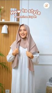 Jual Hijab Pashmina Rivantie Aisyah Pasmina Jersey Premium Pashmina Instan Jersey Aluna