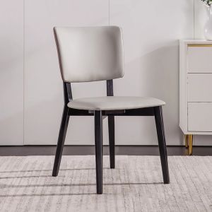 Modern Minimalist Luxury Italian Style Solid Wood Dining Chair Nordic Home Restaurant Hotel Designer Soft Padded Chair