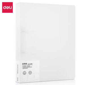 deli | Transparent Dual Hole A4 File Folder