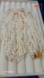 [ Woosilver ] Chuỗi Ngọc Trai Gạo Nhiều Sợi - Secondhand - NTG25