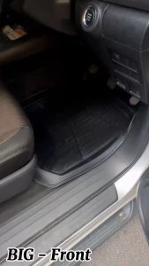 Universal Car Snow Rubber Mat / Car Snow Rubber Mat Set / Rubber Floor Mat / Floor Mat - 1set / 5pcs