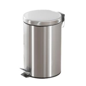 Large Size Stainless Steel Foot Pedal Trash Can Home Kitchen Bathroom Living Room Quiet Ins Style Waste Bin Family Luxury Hotel Room